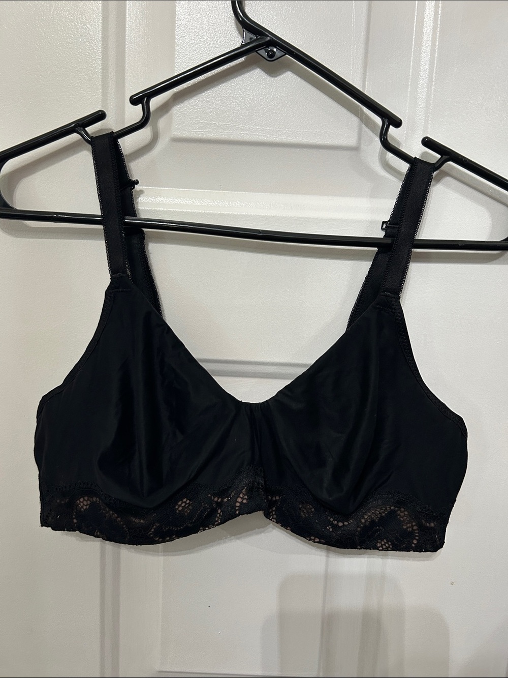 Wacoal Underwire Black Lace-Trim Bra